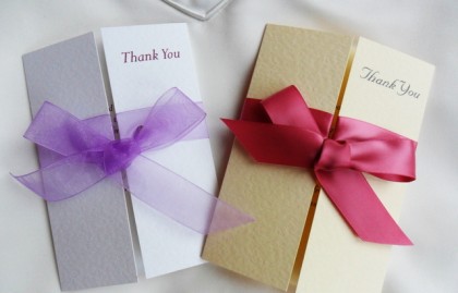 Gatefold Thank You Cards
