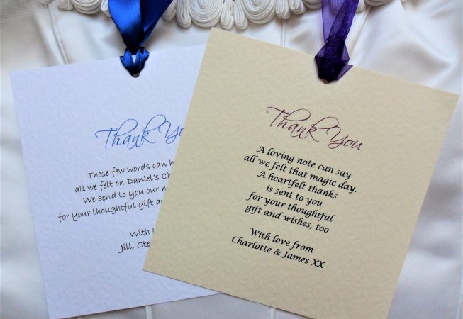 Chantilly Thank You Cards