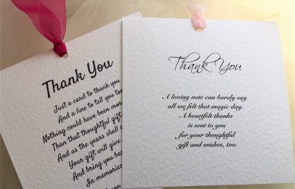 Chantilly Thank You Cards