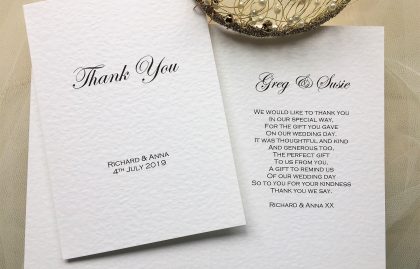Elegance Thank You Cards