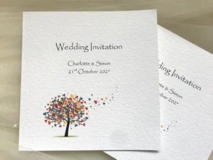 Love Tree Centre Fold Invitations