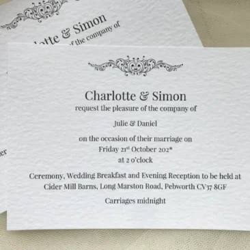 Motif Wedding Invitations