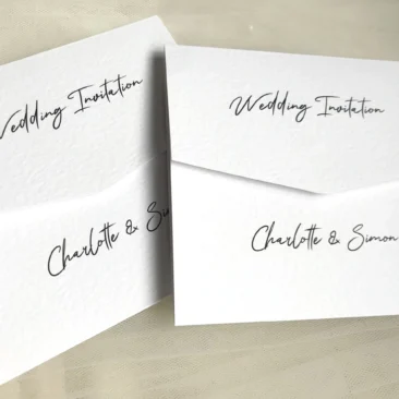 Tri Fold Wedding Invitations