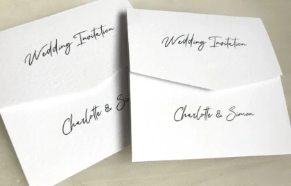 Tri Fold Wedding Invitations