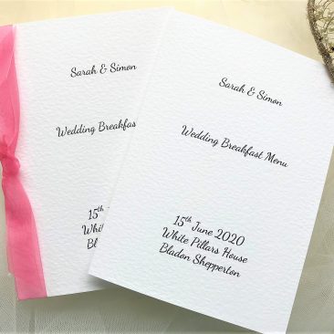 Menu Booklets
