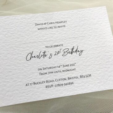 Postcard Party Invitations