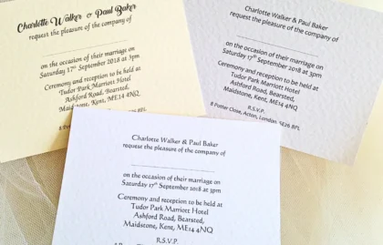 Postcard Wedding Invitations