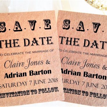 Vintage Save The Date Postcards