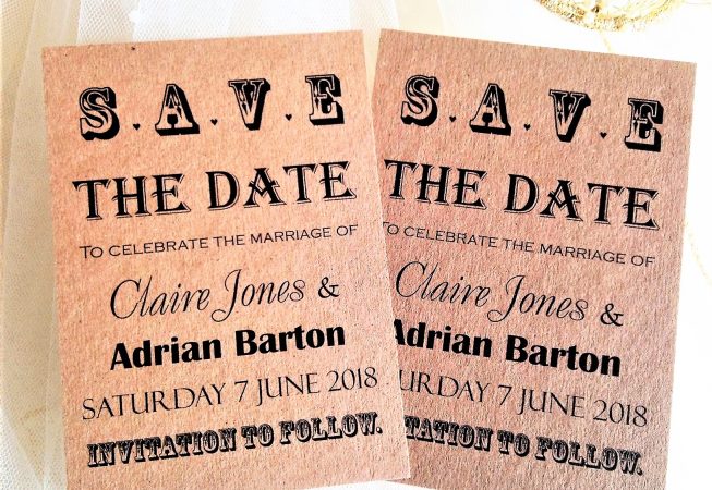 Vintage Save The Date Postcards