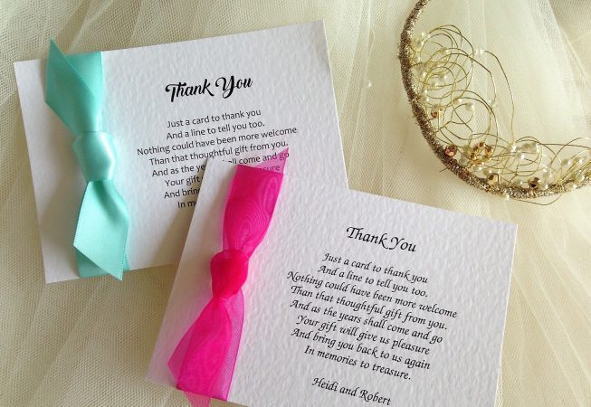 Single Sided Thank You Cards