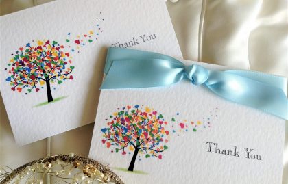 Love Tree Thank You Cards