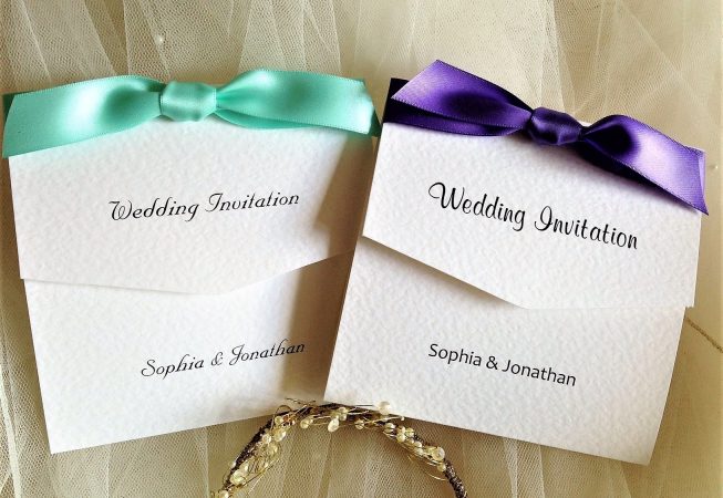 Tri Fold Wedding Invitations