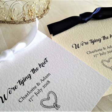 Tying The Knot Wedding Invitations