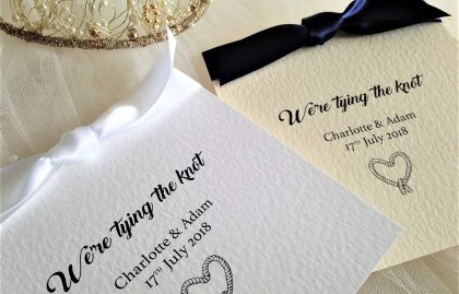 Tying The Knot Wedding Invitations