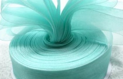 Aqua Green Ribbon
