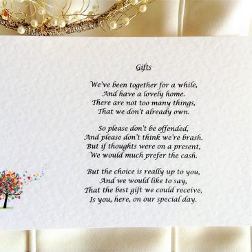 Love Tree Guest Information Cards