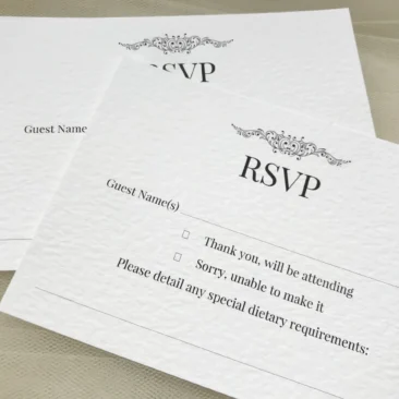 Motif RSVP Postcard