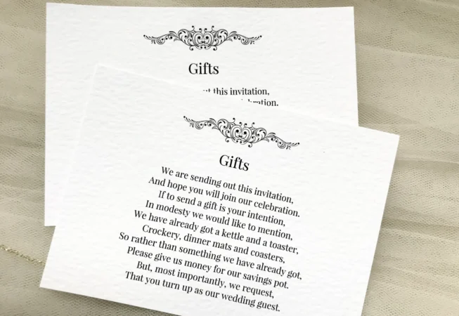 Motif Guest Information Cards