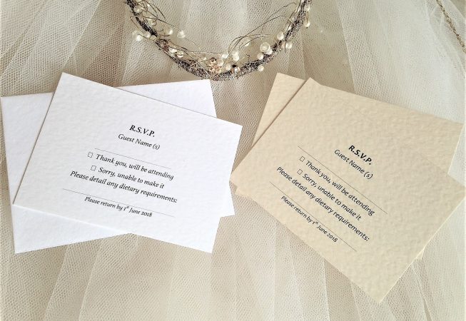RSVP Cards and Envelopes