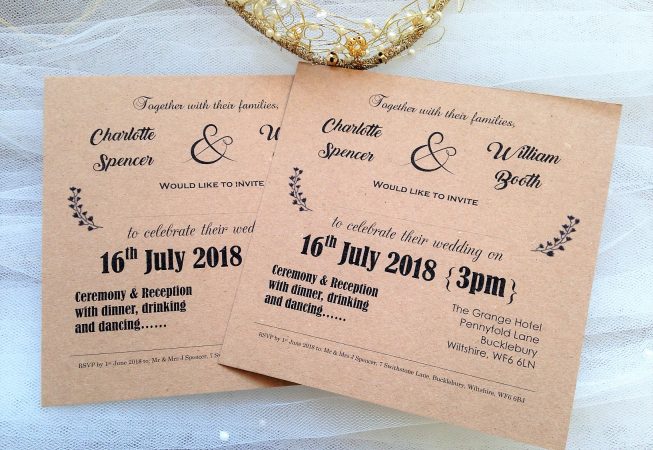 Vintage Wedding Invitations