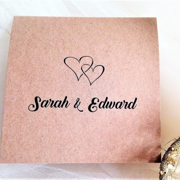 Rustic Kraft Pocketfold Wedding Invitations