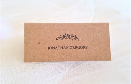 Wreath Place Cards