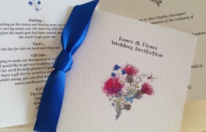 Thistle Wedding Invitations
