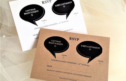 I Do, Me Too RSVP Postcards
