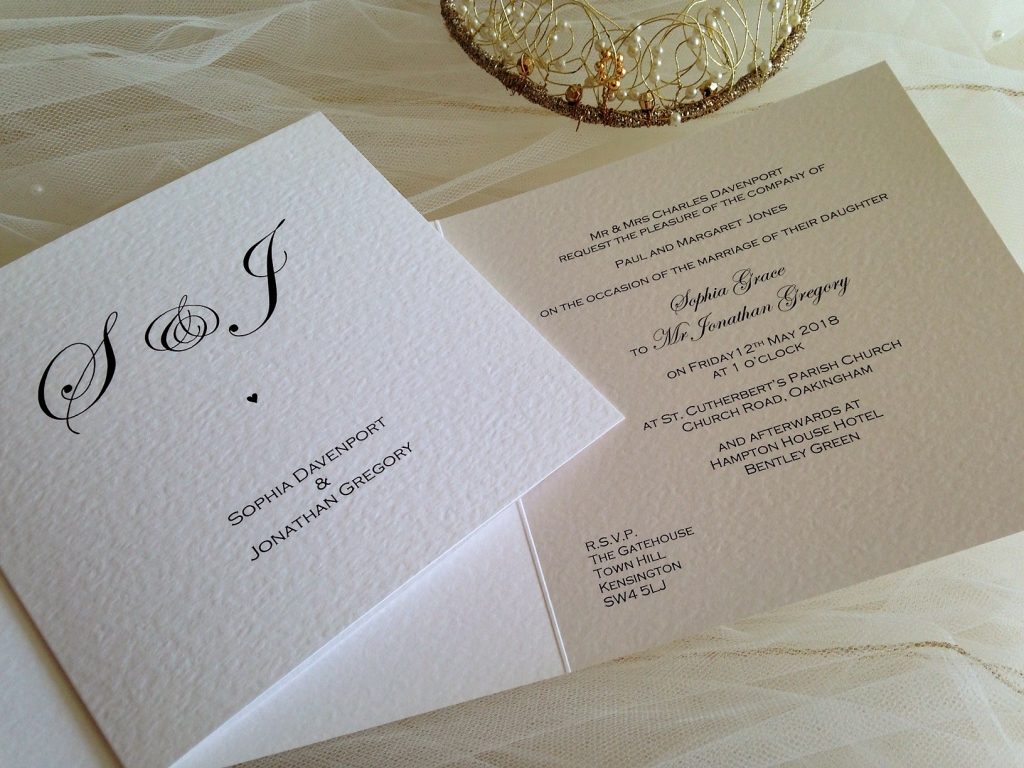 Oxford wedding invitations