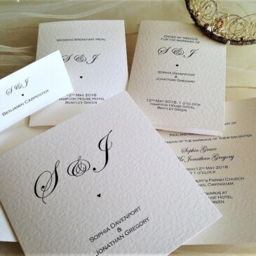 Personalised Wedding Invites