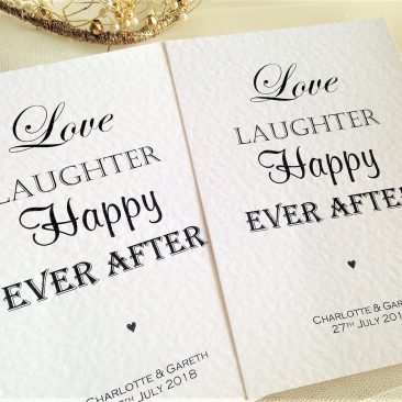 Love Laughter Wedding Invitations