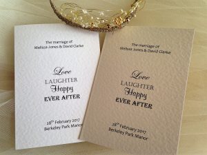 Small Love Laughter Order of Service Books