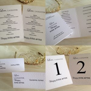 stationery on your wedding day