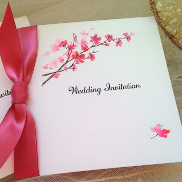Cherry Blossom Wedding Invitations