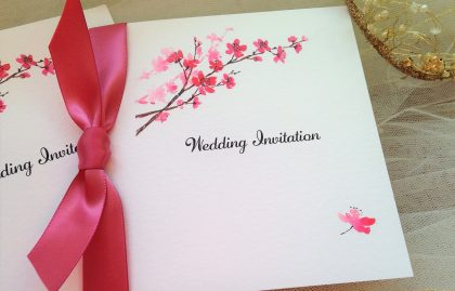 Cherry Blossom Wedding Invitations