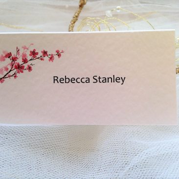 Cherry Blossom Place Cards