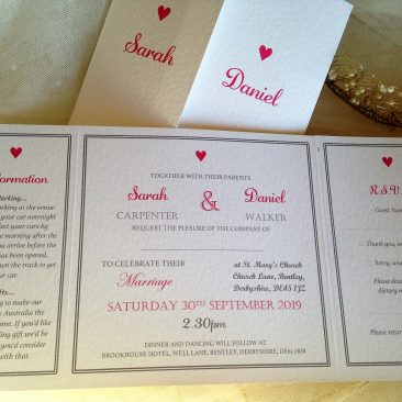 York Wedding Invitations