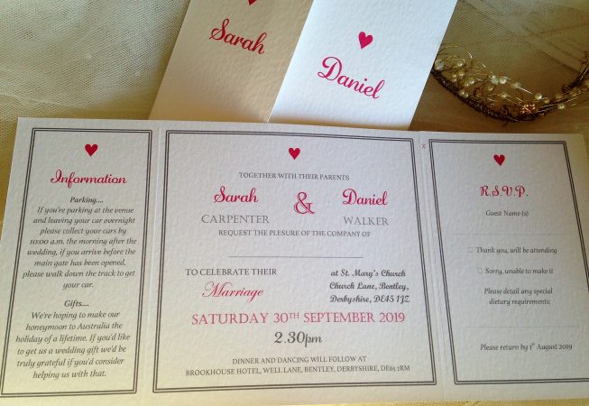 York Wedding Invitations