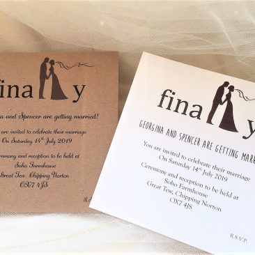 Finally Square Wedding Invitations