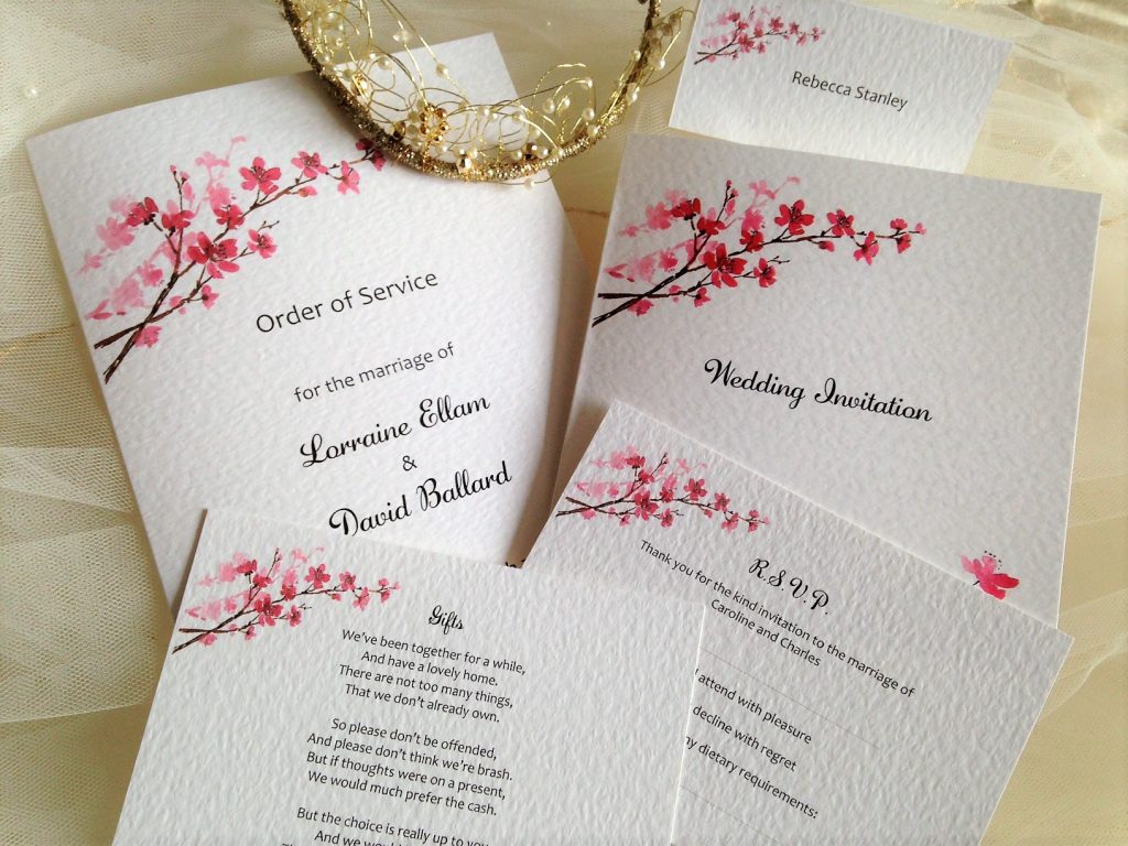 Wedding Stationery Ranges
