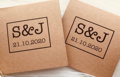 Vintage Pocketfold Wedding Invitations – OUT OF STOCK