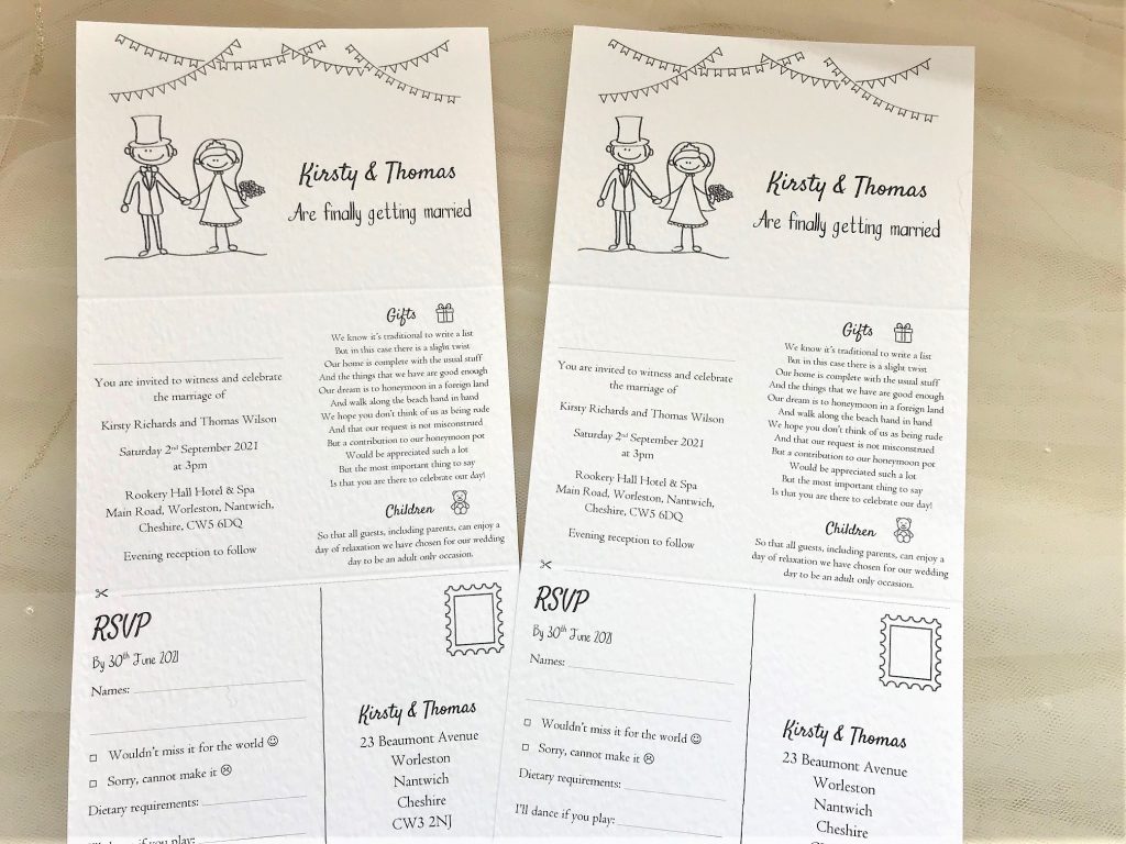 Concertina Wedding Invitations