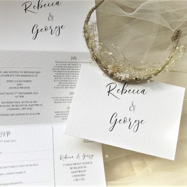 Burleigh Concertina Wedding Invitations