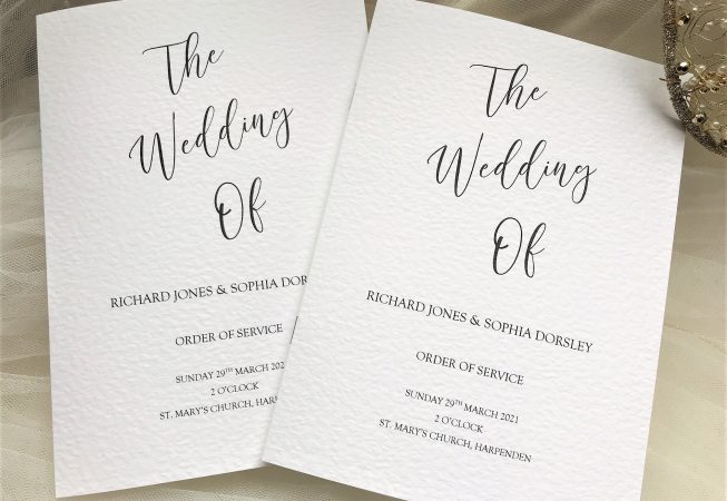 Burleigh Order of Service Books