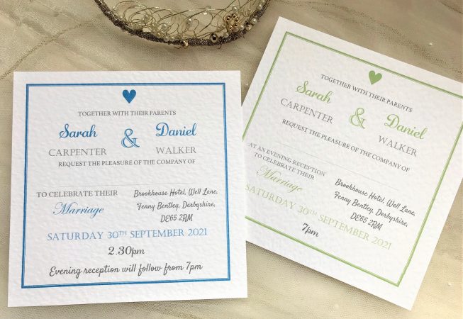 York Square Wedding Invitations