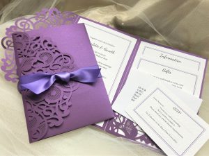 Purple Wedding Invitations