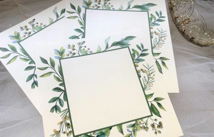 DIY Wedding Invites – Woodland Frame