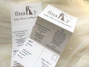 Finally Concertina Wedding Invites
