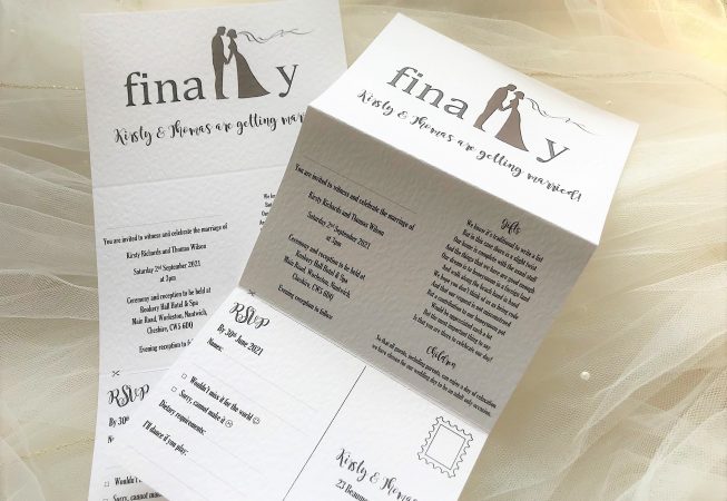 Finally Concertina Wedding Invites