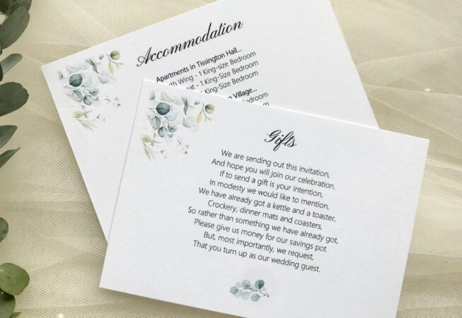 Eucalyptus Information Cards